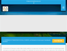 Tablet Screenshot of camminodifrancesco.net
